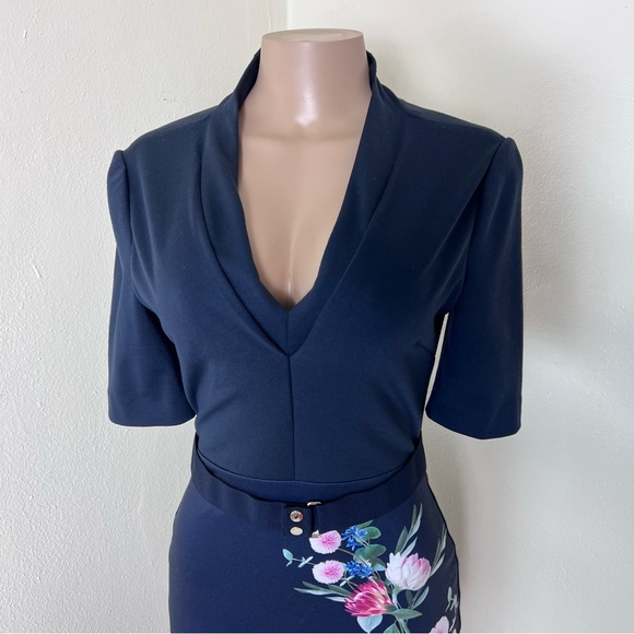 Ted Baker Norraa Fantasia bodycon sheath dress - Picture 4 of 10